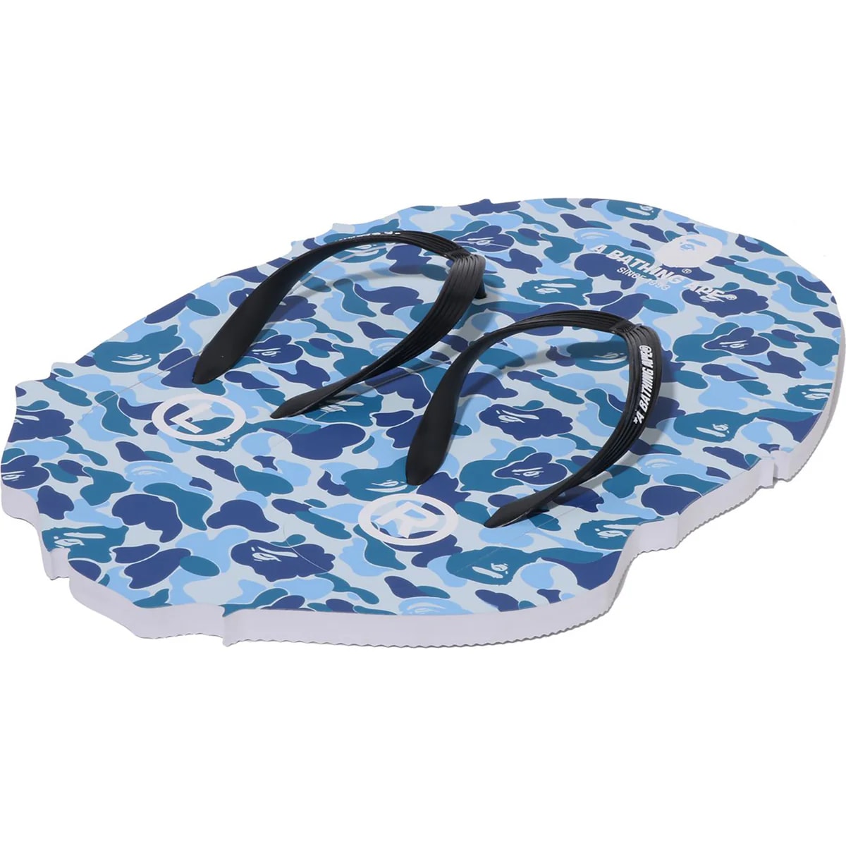 A Bathing ApeABC CAMO BEACH SANDALS Blue