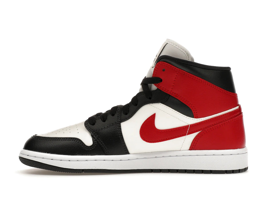 Jordan 1 Mid Gym Red Off Noir (Women's)