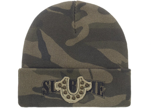 Supreme True Religion Beanie (FW25) Woodland Camo