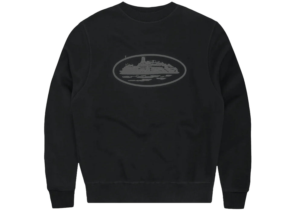 Corteiz Alcatraz Sweatshirt Triple Black