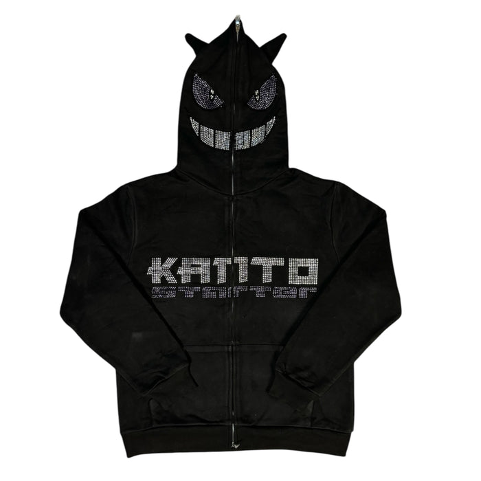 Kanto Starter Black Rhinestone