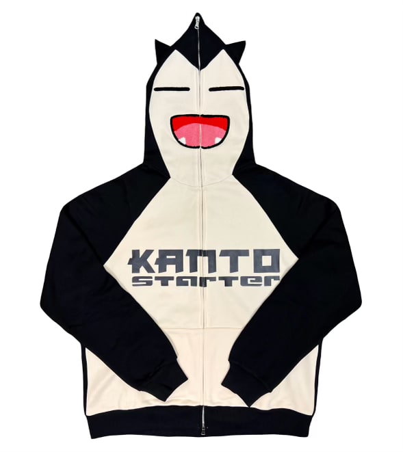 Kanto Starter BLACK SNORLAX HOODIE