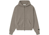 Fear of God Essentials Classic Hood Zip Up Sweatshirt Homestead Heather