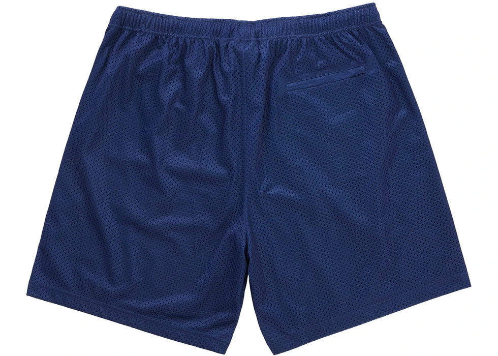 Supreme Rhinestone Mesh Short Navy