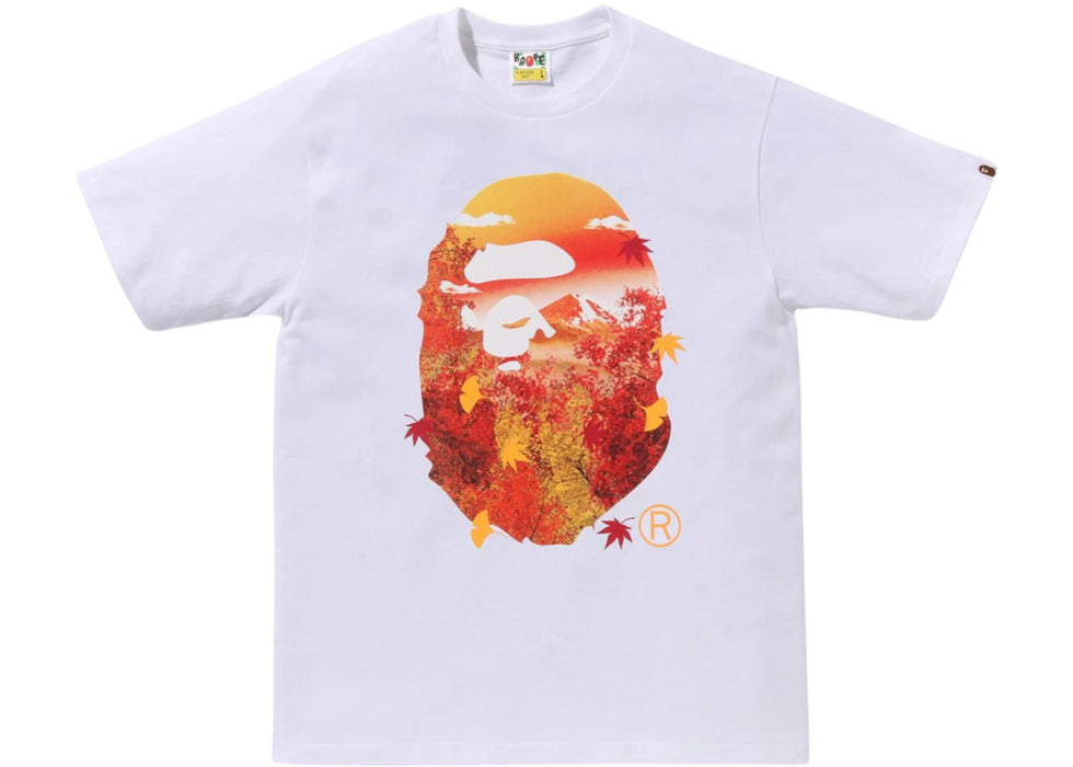 BAPE Japan Autumn Photo Ape Head Tee Black