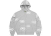 Corteiz x Denim Tears Island Wreath Zip Hoodie Heather Grey