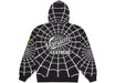 Supreme Vanson Leathers Spider-Man Zip Up Hooded Sweatshirt Black