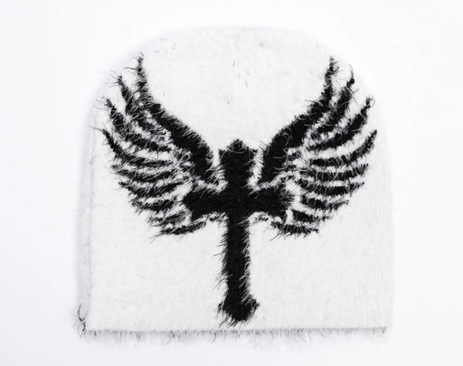 Reflection Luxury Fuzzy Beanie white