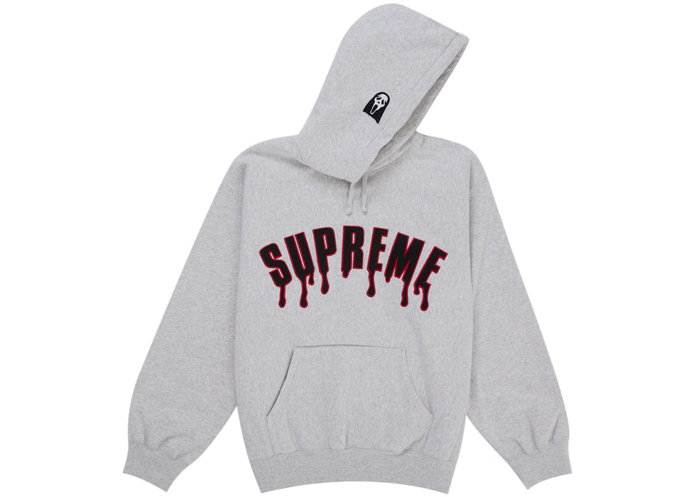 Supreme Ghostface Arc Hooded Sweatshirt Ash Grey