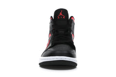 Jordan 1 Mid Black Siren Red (Women's)