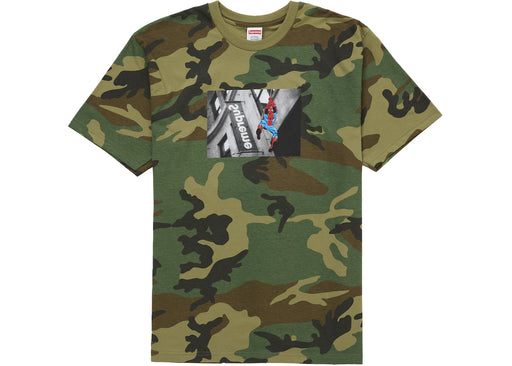 Supreme Spider-Man Tee Woodland Camo
