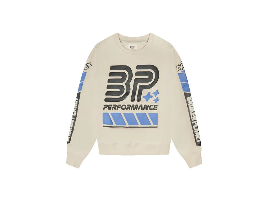 Broken Planet Performance Bone White Crewneck