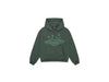 Broken Planet Zip Up Hoodie Emerald Green