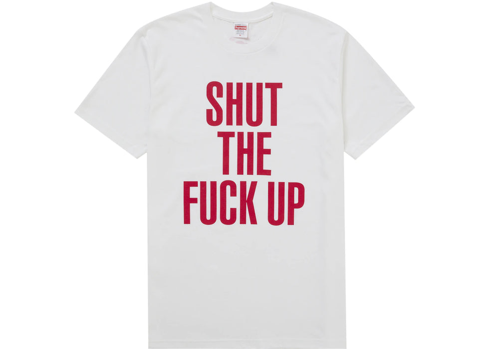 Supreme Number (N)ine Shut Up Tee White