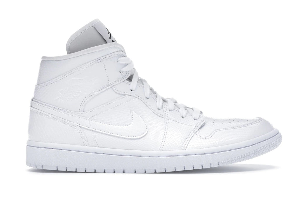 Jordan 1 Mid White Snakeskin (Women's)