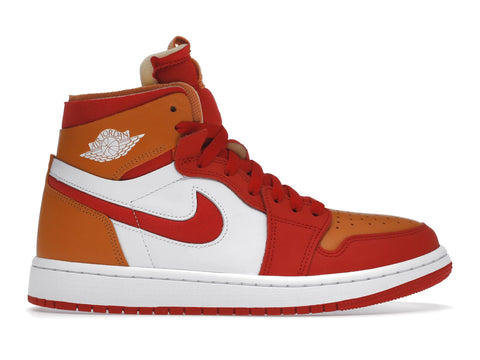 Jordan 1 High Zoom Air CMFT Fire Red Hot Curry (Women's)