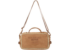 Supreme Martine Rose Shearling Mini Duffle Bag Brown