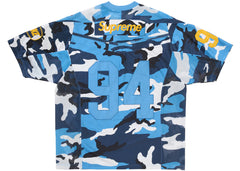 Supreme Nike Football Jersey Blue Camo