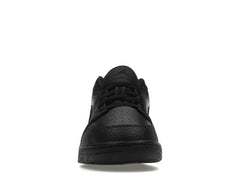 Jordan 1 Low Tumbled Leather Black (GS)