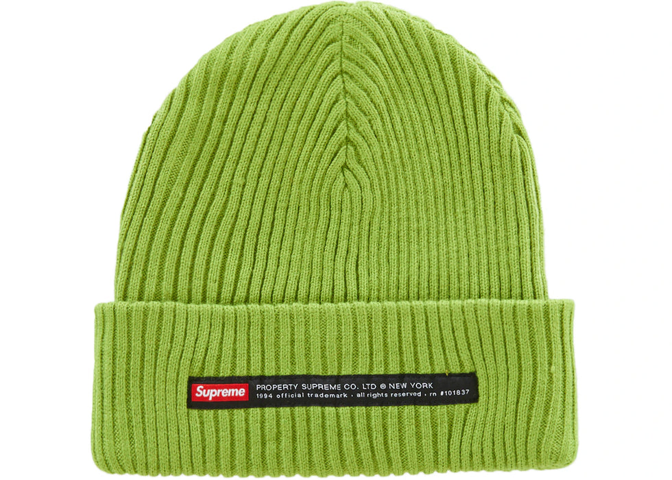 Supreme Property Label Beanie Olive