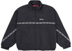 Supreme Logo Taping Track Jacket Black