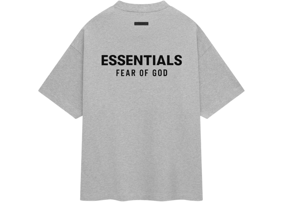 Fear of God Essentials Jersey Crewneck T-Shirt Light Heather Gray