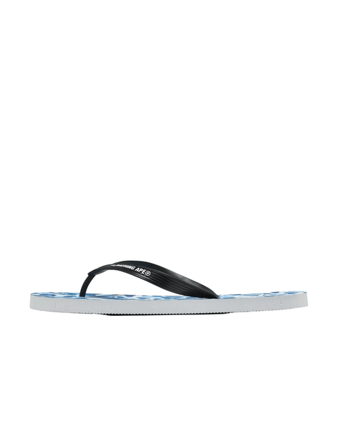 A Bathing ApeABC CAMO BEACH SANDALS Blue