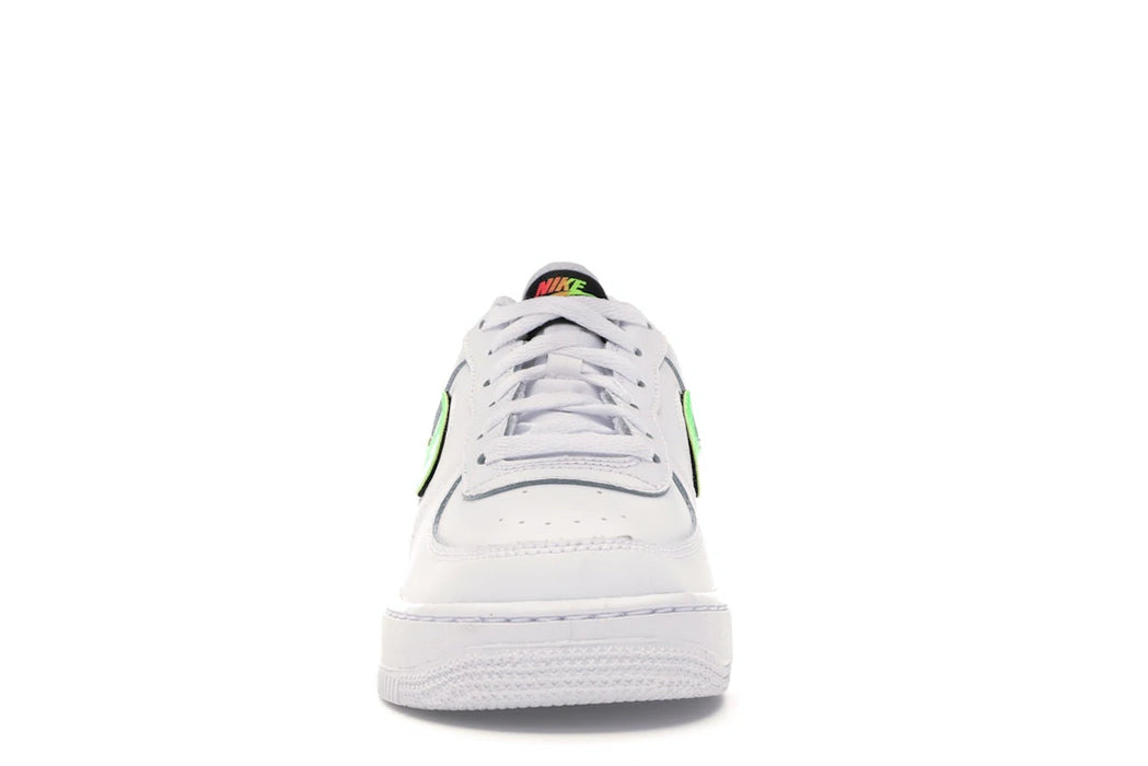 Nike Air Force 1 Low Removable Swoosh White Green Strike (GS)