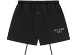 Fear of God Essentials Fleece Soccer Short Black