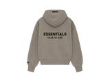 Fear of God Essentials Classic Fleece Zip-Up Hoodie Homestead Heather