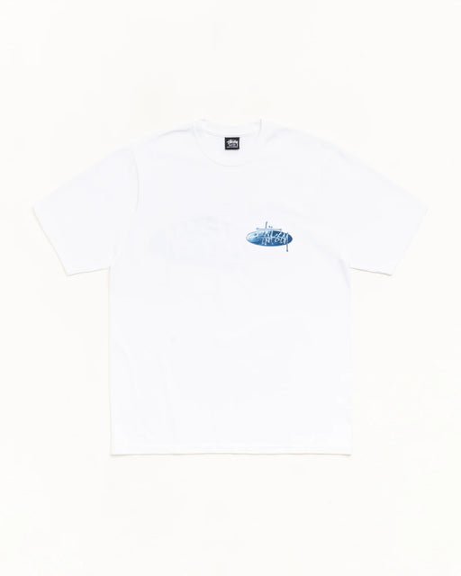Stussy Wave oval tee white