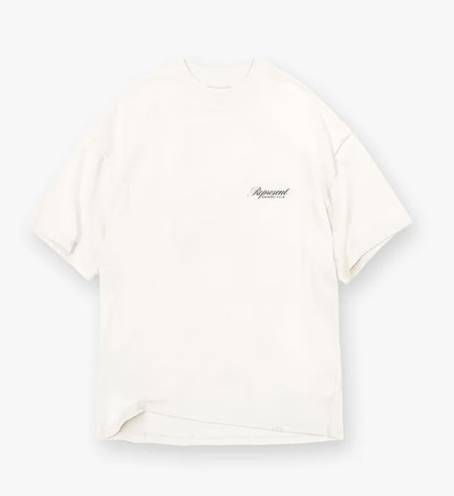 Represent Owners Club Script T-Shirt Flat White