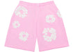 Denim Tears The Cotton Wreath Sweatshorts Powder Pink