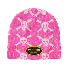 Supreme x Vanson Leathers Skull Beanie 'Pink'