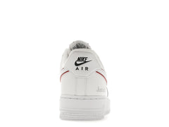Nike Air Force 1 Low Just Do It White Noble Green Metallic Silver University Red