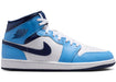 Jordan 1 Mid University Blue Midnight Navy