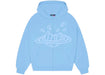 Broken Planet Market Sky Blue Zip Up Hoodie Sky Blue
