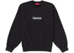 Supreme Washed Box Logo Crewneck Black
