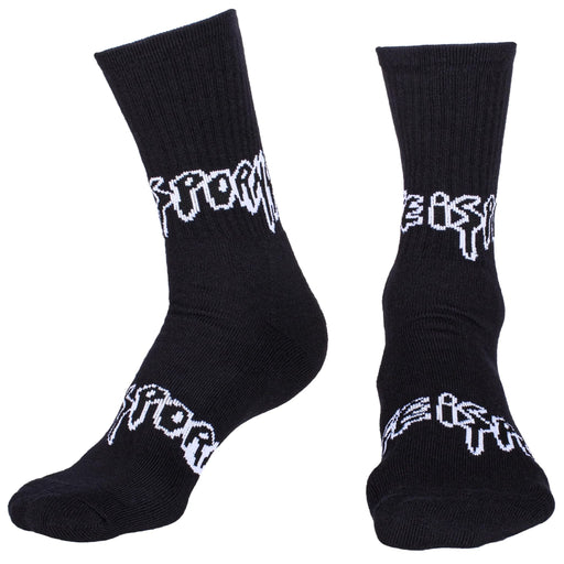 Life is Porno Outline Sox Black
