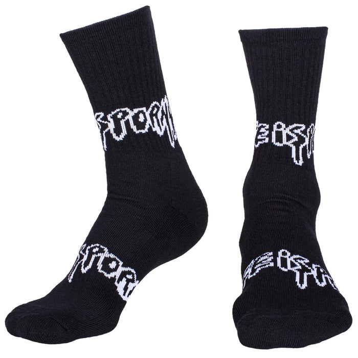 Life is Porno Outline Sox Black