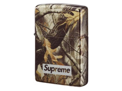 Supreme x Camo Logo Zippo Realtree Hardwoods Camo