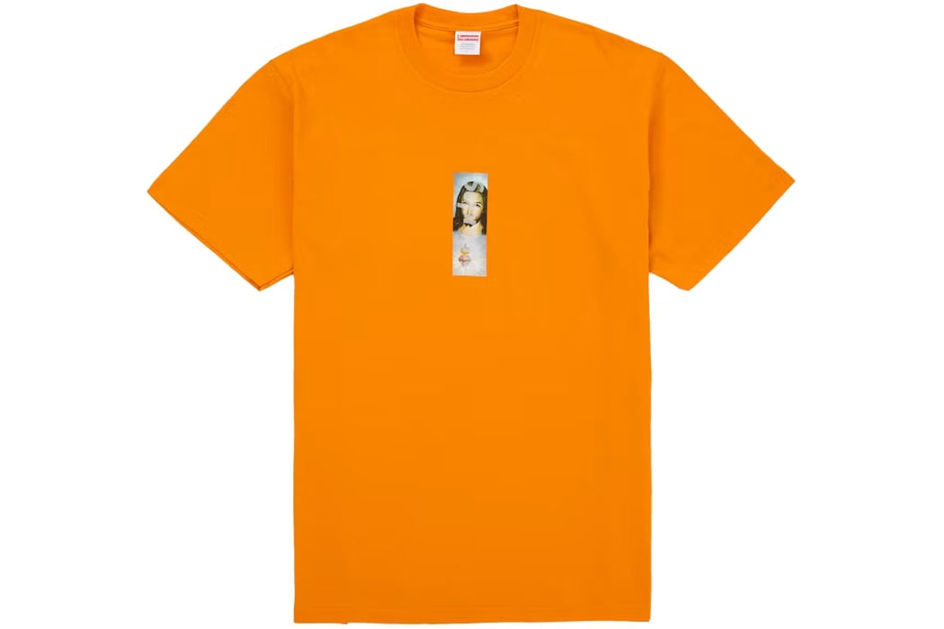 Supreme Prayer Card Box Logo Tee Orange