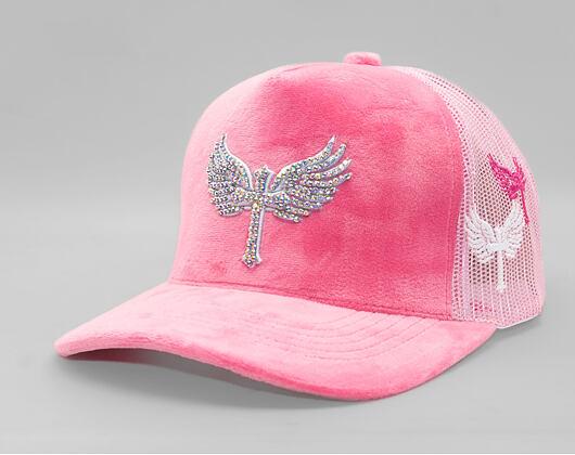 Reflection Luxury Velvet Rhinostones Pink / White