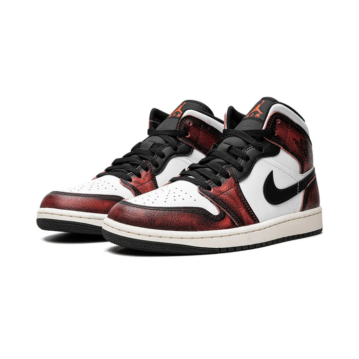 Jordan 1 Mid Wear-Away Chicago