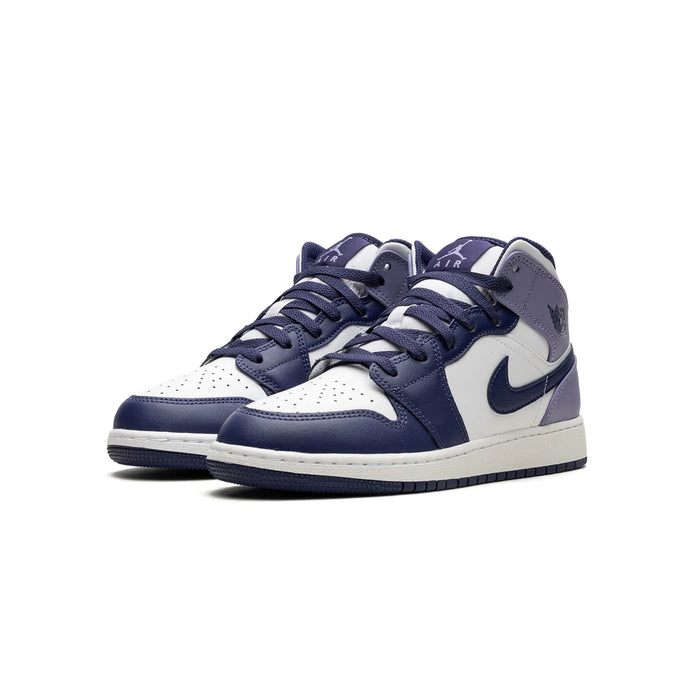 Jordan 1 Mid White Sky J Purple (GS)