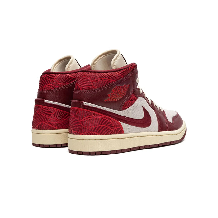 Jordan 1 Mid SE Tiki Leaf Team Red (Women's)